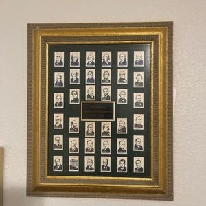 US,22cent United States of America 1789-1969 stamp framing